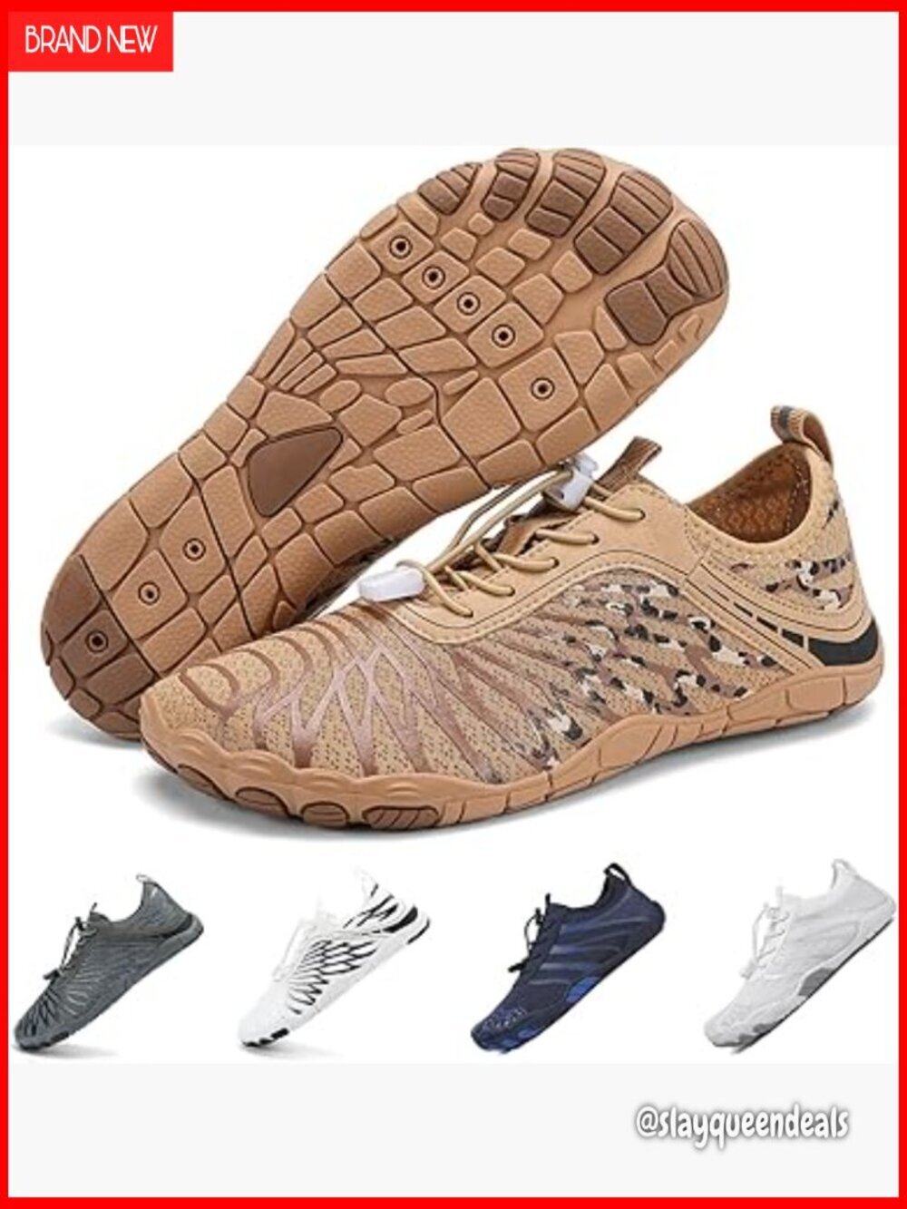 Barefoot Water Shoes for Hiking Running Swimming Lightweight Breathable Non-Slip